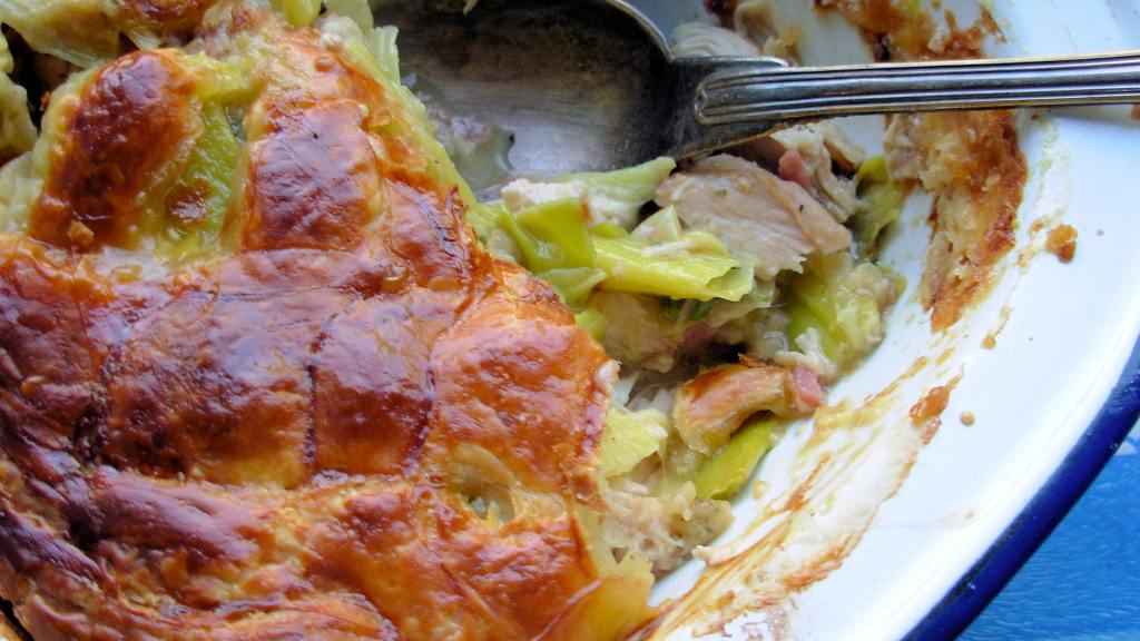Leftover Turkey and Leek Pot Pie With Instant Gravy created by French Tart