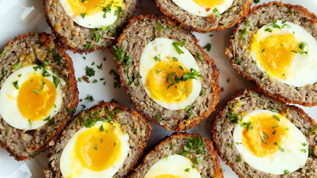 Fortnum and Masons Authentic Scotch Eggs With Sausage and Herbs created by Jonathan Melendez 