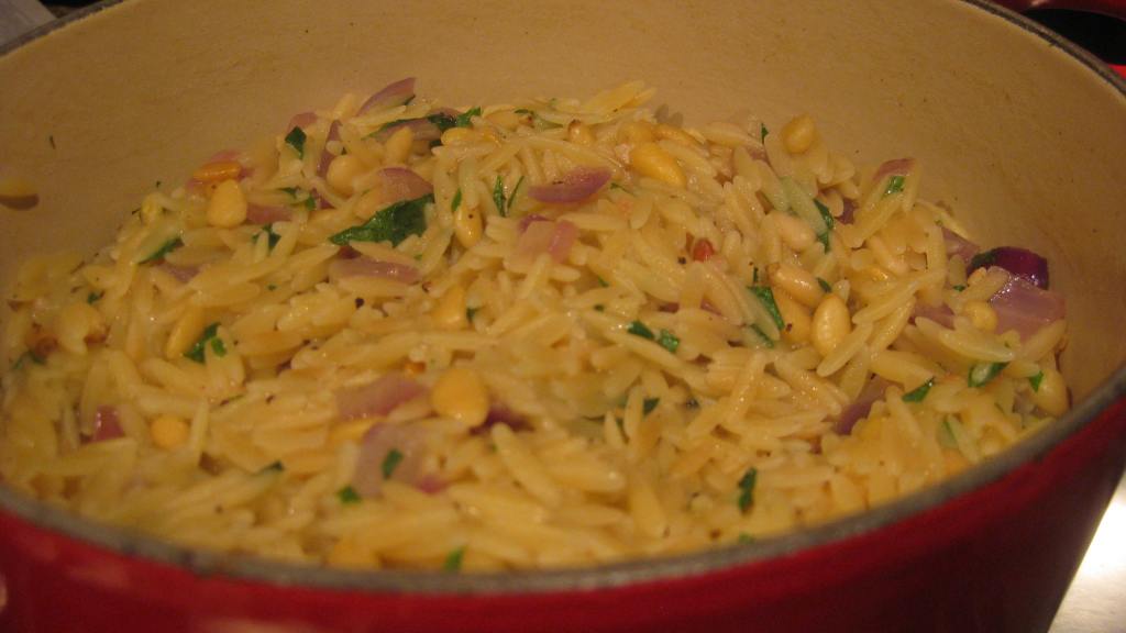 Toasted Orzo With Pine Nuts Recipe