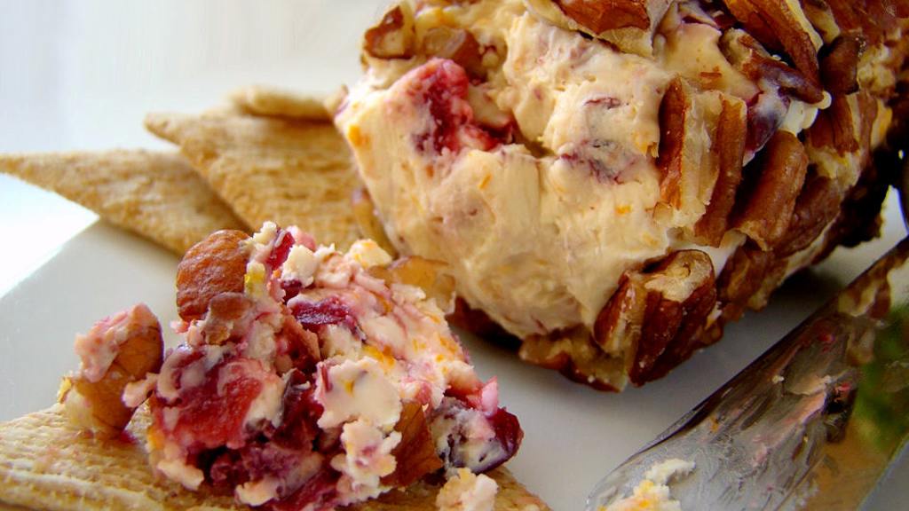 Cranberry and Pecan Cheese Log created by Marg CaymanDesigns