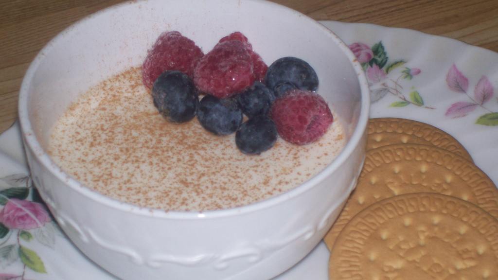 Buttermilk Pudding With Fresh Fruit Recipe