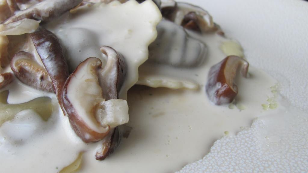 Best Creamy Marsala Wine Sauce over Mushroom Ravioli created by under12parsecs