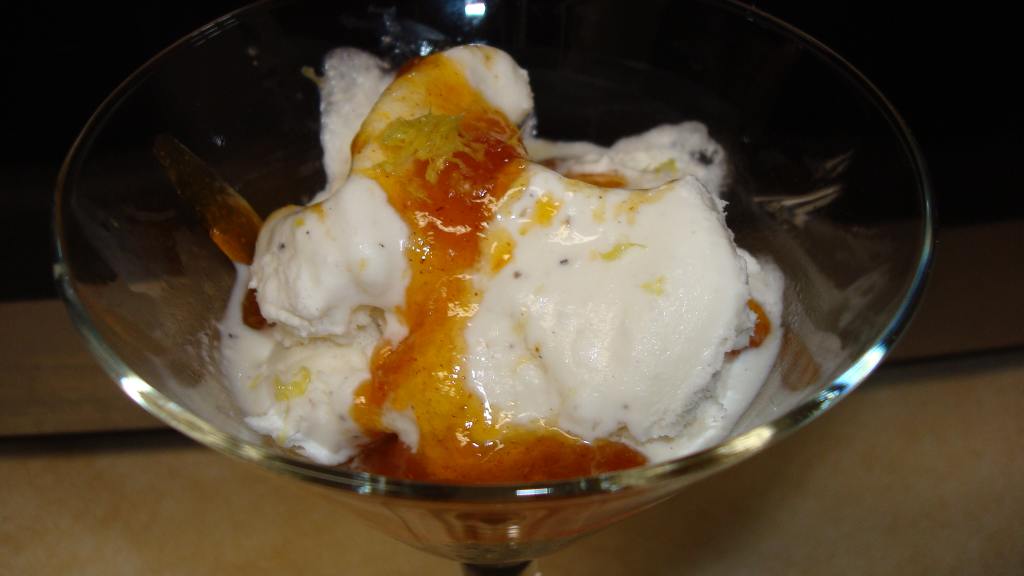 Cinnamon Apricot Ice Cream Topping created by Starrynews