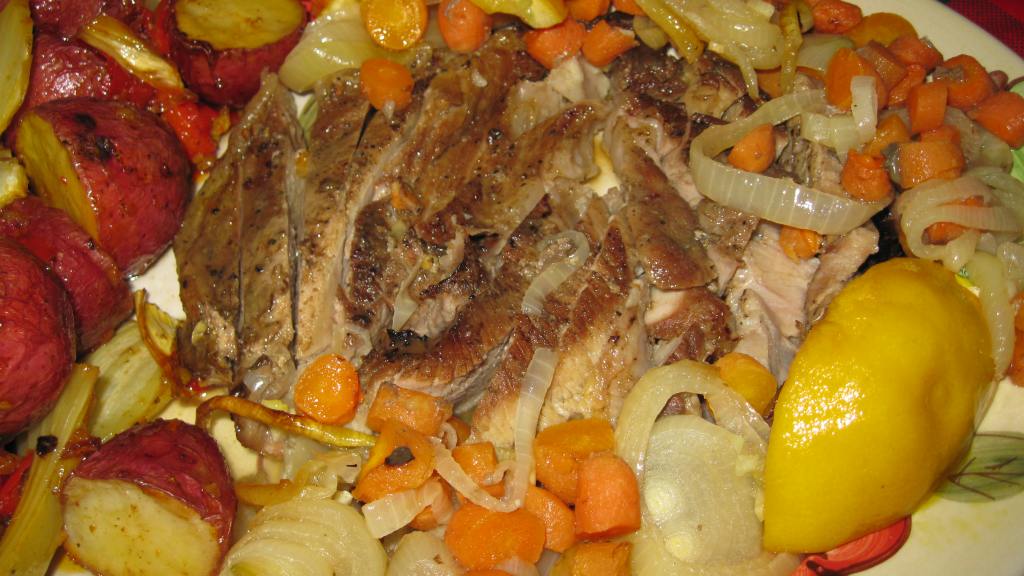 Lemon Braised Veal Shoulder Recipe