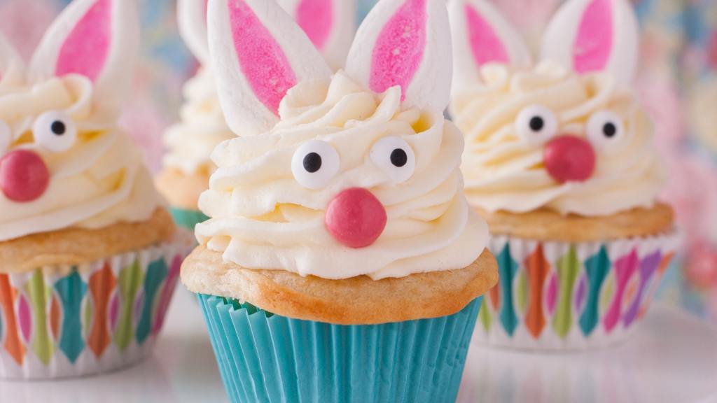 Easter Bunny Cupcakes created by DianaEatingRichly