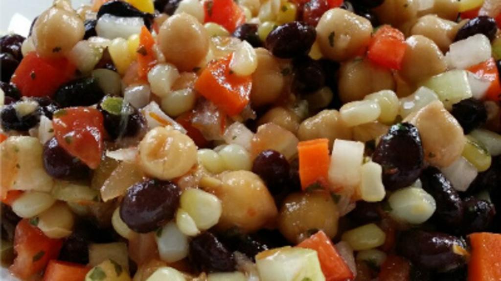 Black Bean and Garbanzo Salad Recipe