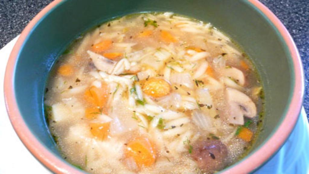 Chicken Soup With Fennel and Orzo Recipe