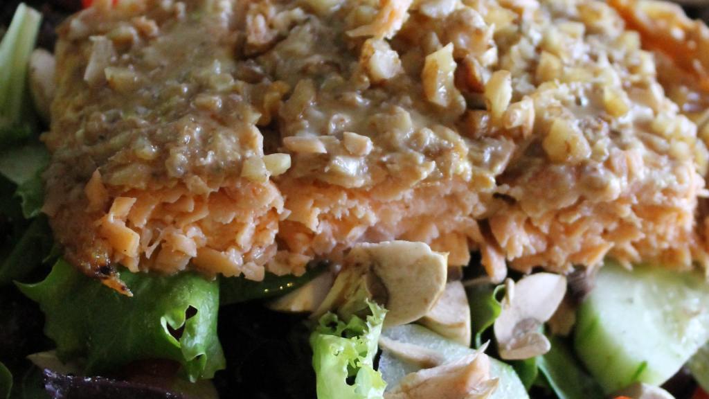Honey and Walnut Crusted Salmon Recipe