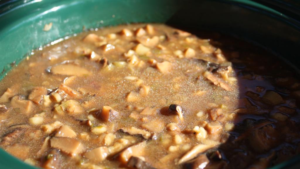 Crock Pot Beef Barley Mushroom Soup Recipe