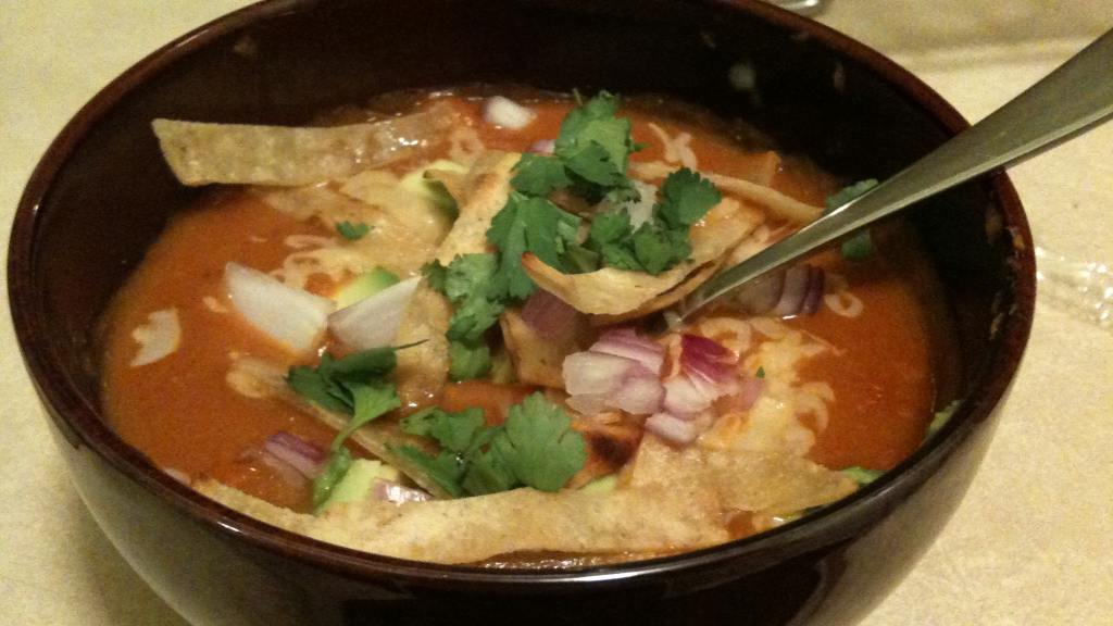 Vegetarian Tortilla Soup created by Renee D