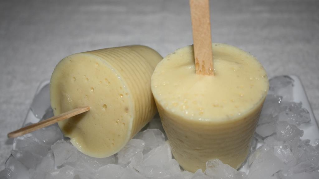 Orange Banana Smoothie Pops created by queenbeatrice