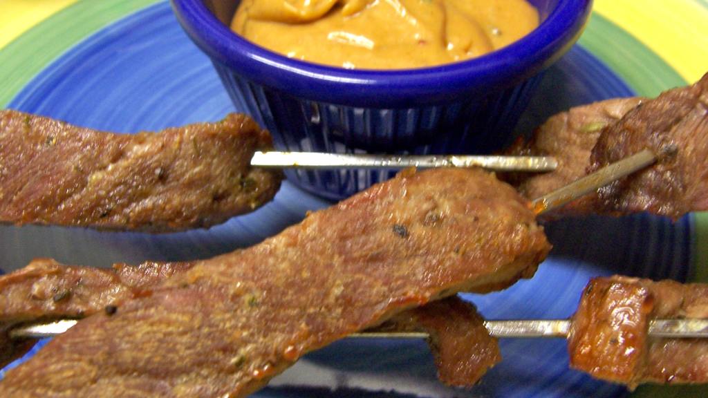 Beef Satay With Peanut Sauce created by alligirl