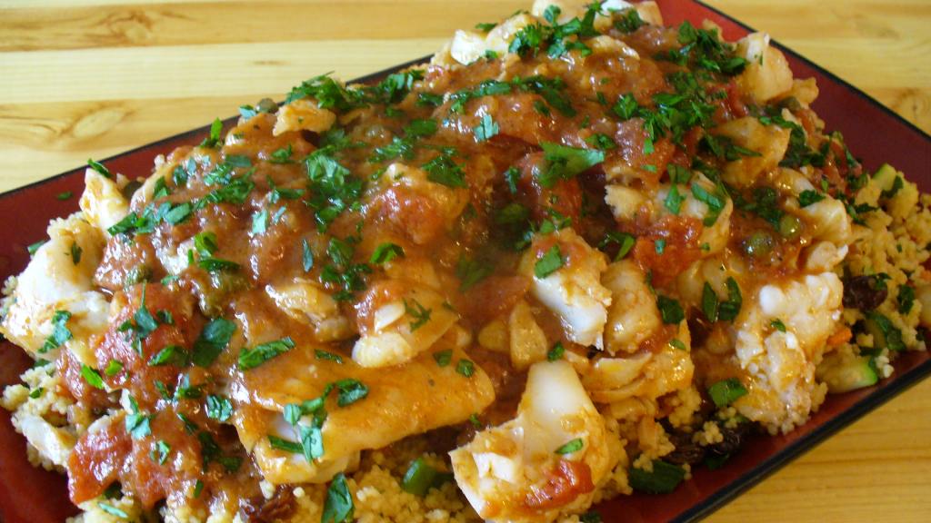 Fish Tagine With Tomatoes, Capers, and Cinnamon Recipe