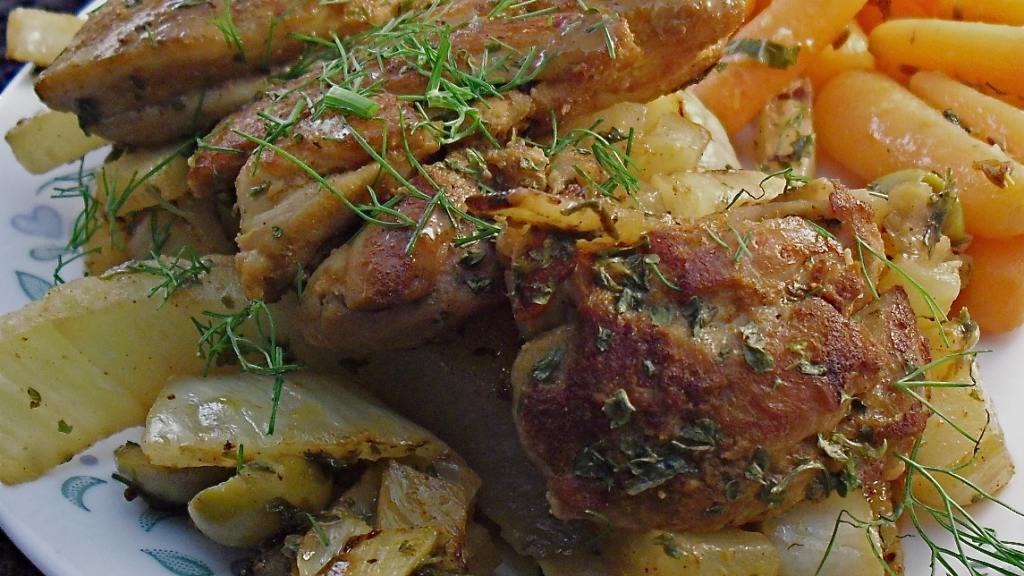 Chicken Tagine With Fennel and Olives Recipe