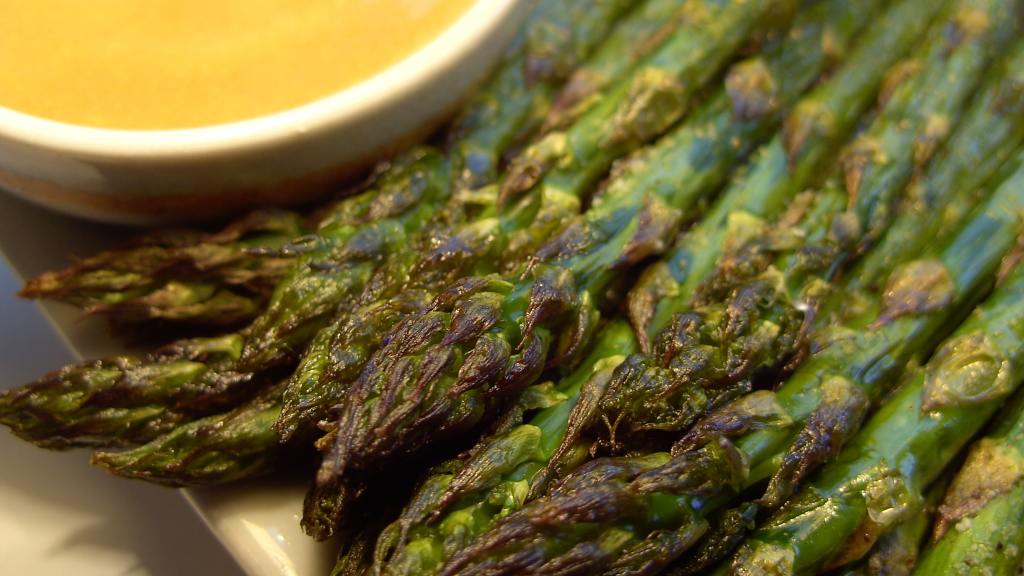 Asparagus With Maple-Mustard Sauce created by JustJanS