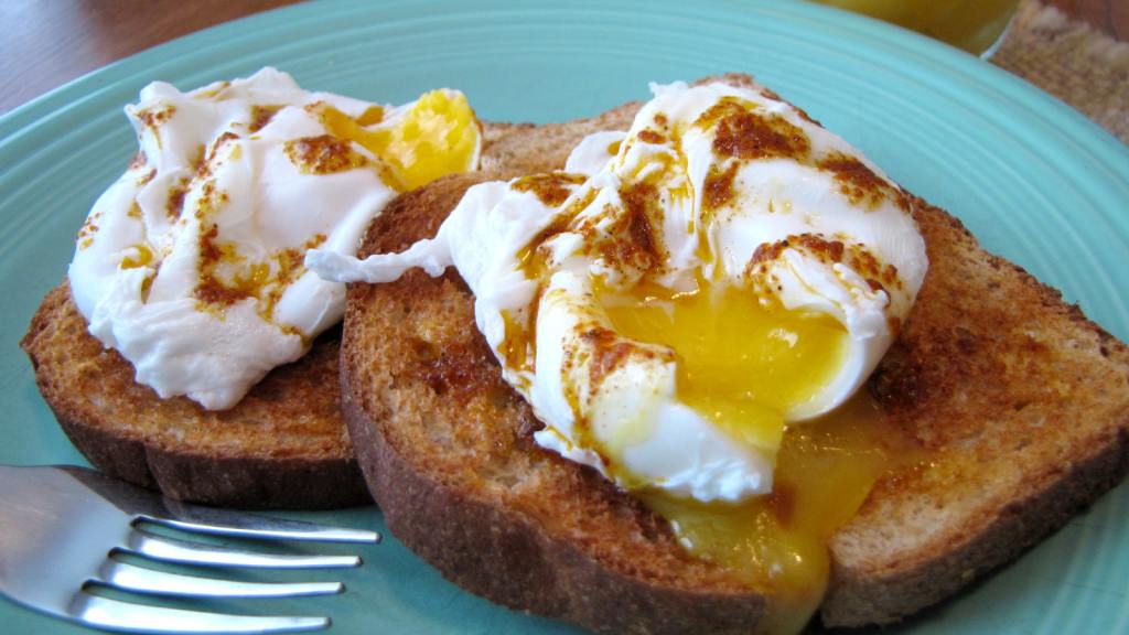 Poached Eggs With Harissa Oil created by loof751