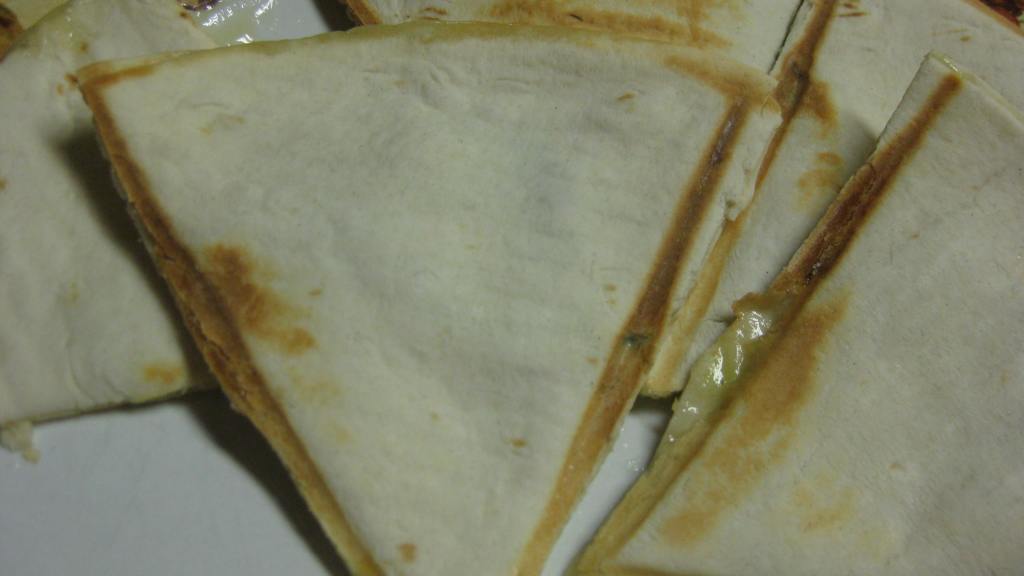 Pear, Brie, & Jalapeno Quesadilla Appetizers created by Charlotte J