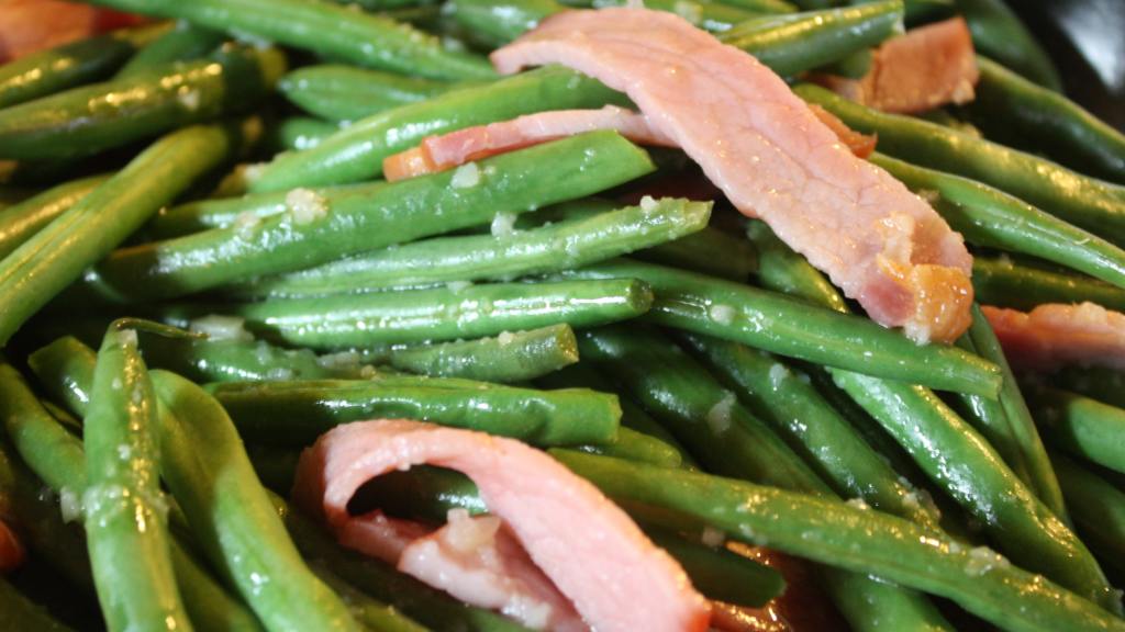 Green Beans With Garlic Vinaigrette created by Leggy Peggy