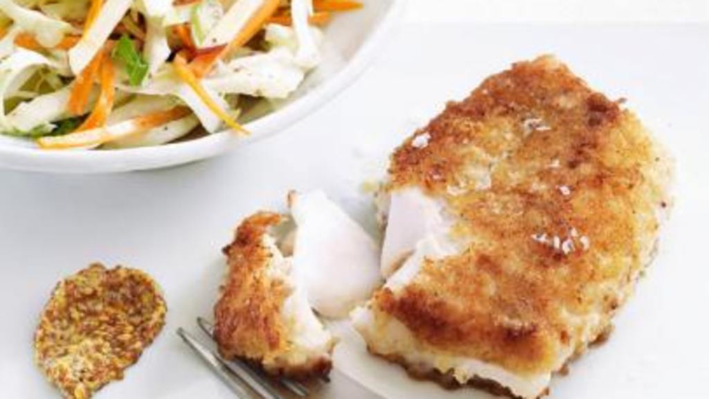 PanFried Cod With Slaw Recipe