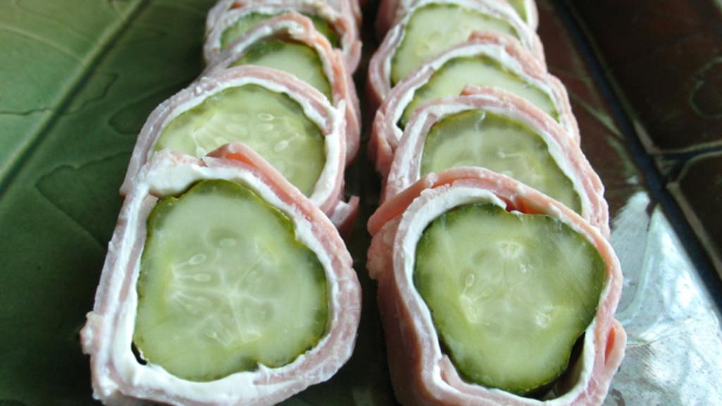 Cream Cheese Wrapped Dill Pickles Recipe