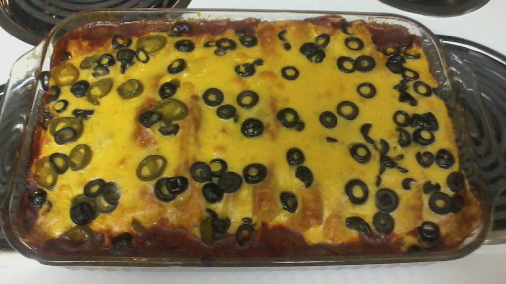 Refried Bean and Lentil Enchiladas Recipe