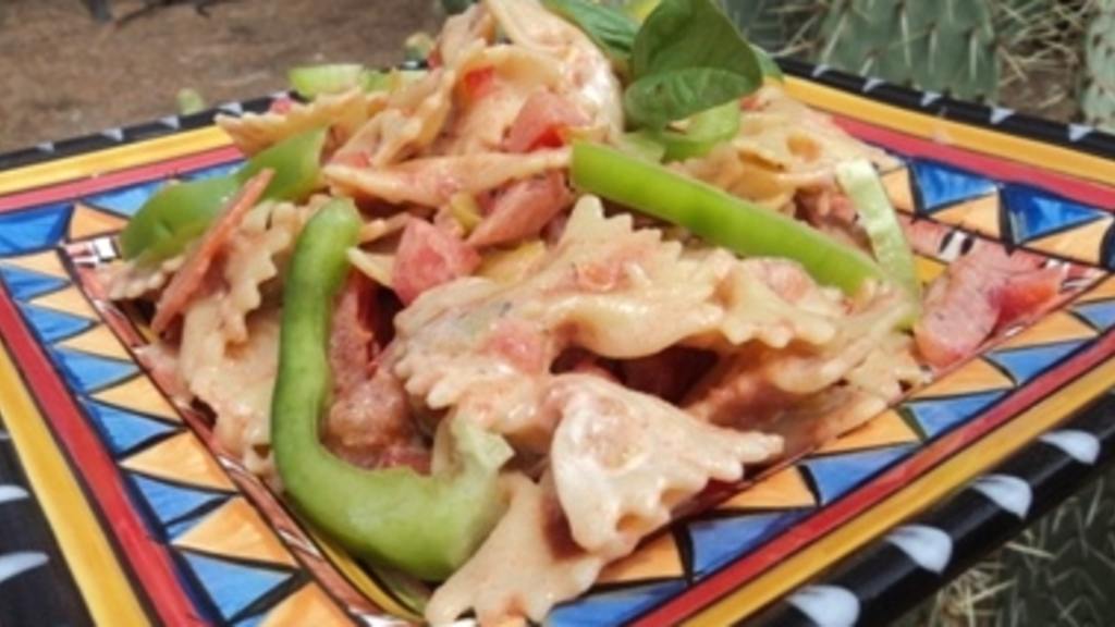 Italian Pasta Salad With Tomato Mayonnaise created by BakinBaby