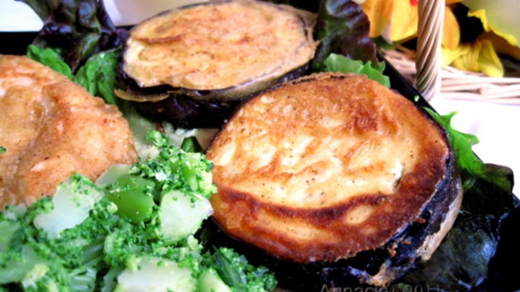 Batter Fried Eggplant Recipe