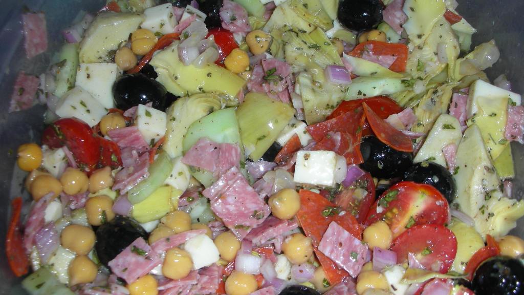 Italian Garbanzo Bean Salad created by JackieOhNo