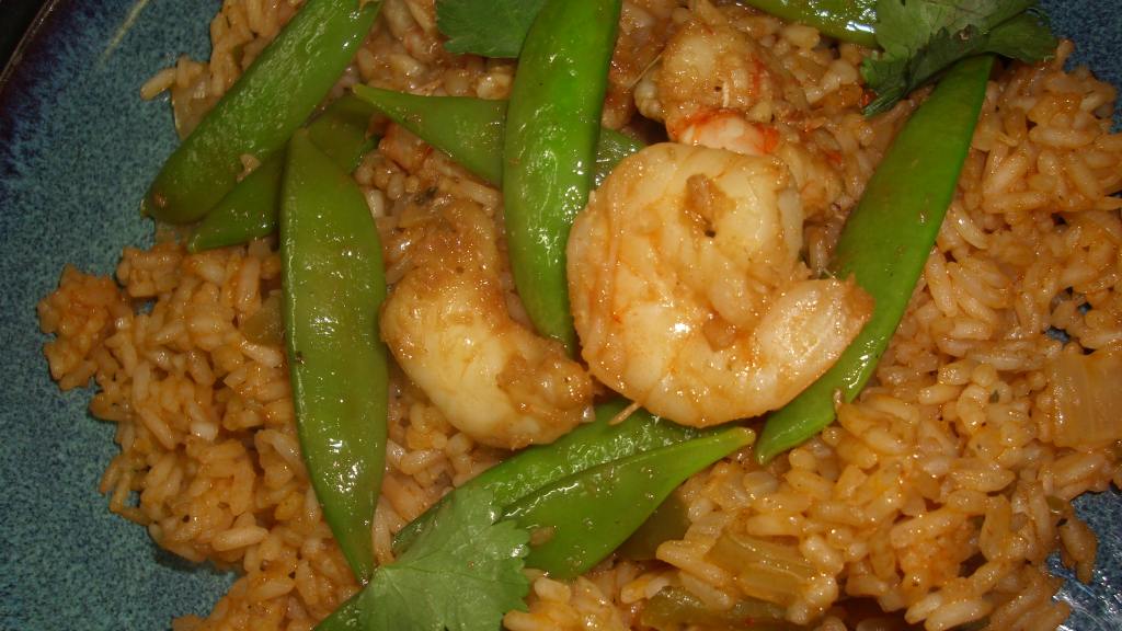 Ginger Shrimp and Pea Pod Stir Fry Recipe