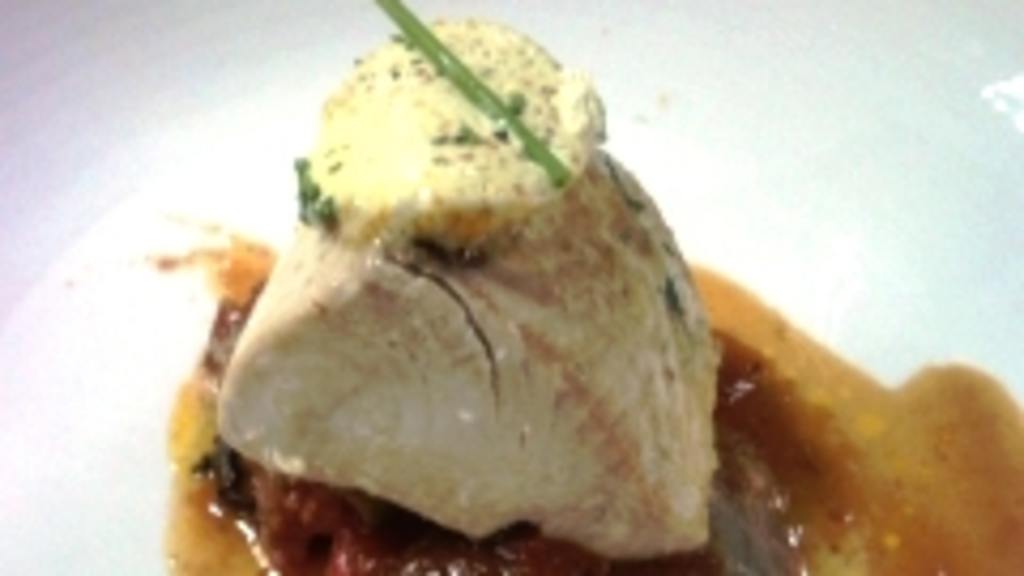 Spanish Mackerel With Almond Caper Butter Recipe