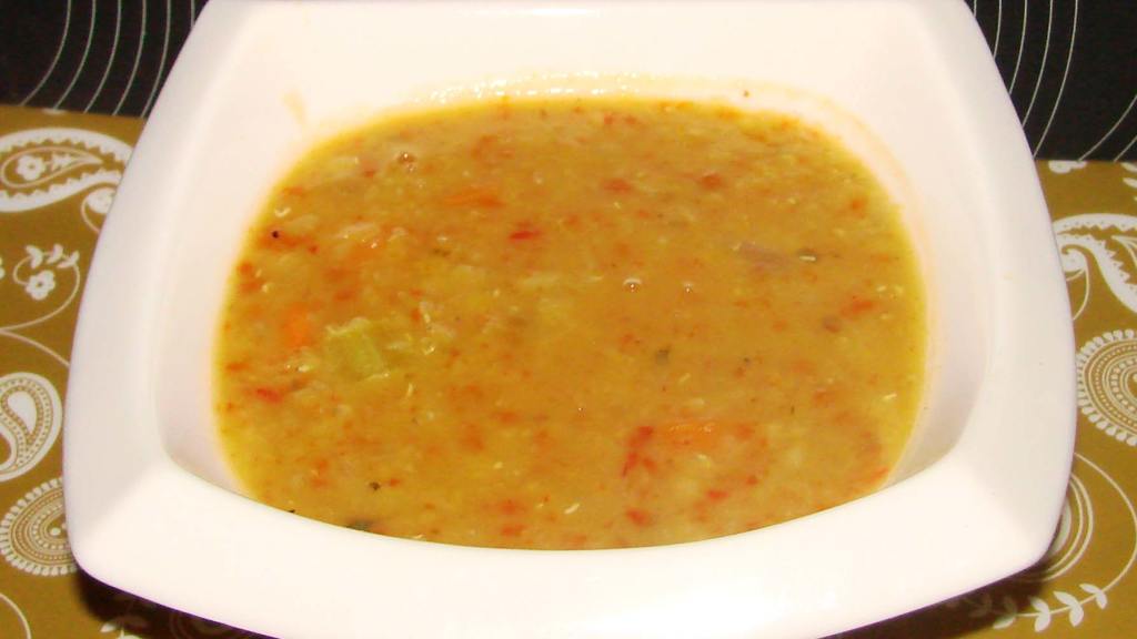 Roasted Red Pepper and Lentil Soup created by Boomette