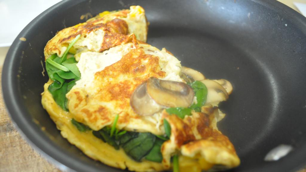 German Spinach Omelet Recipe