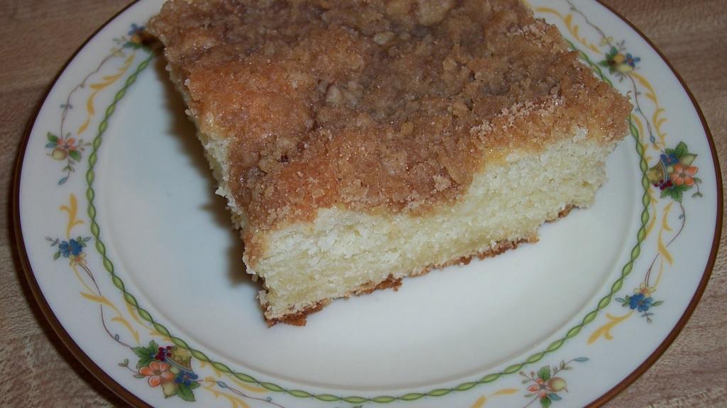 Butter Crumb Cake Recipe
