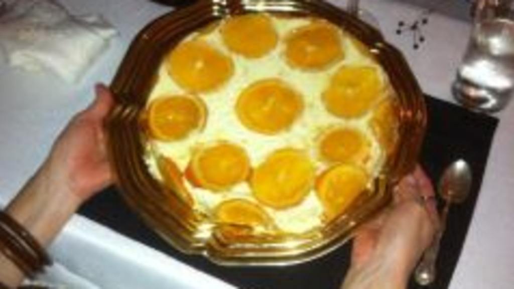 Glazed Orange Bavarian Cake Recipe