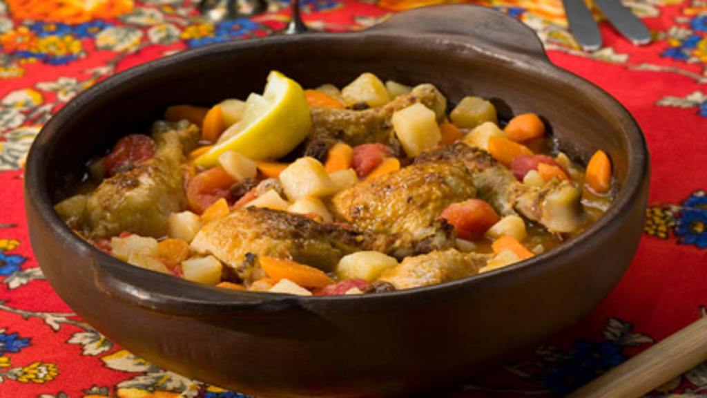Slow Cooker MoroccanStyle Chicken & Potato Stew Recipe