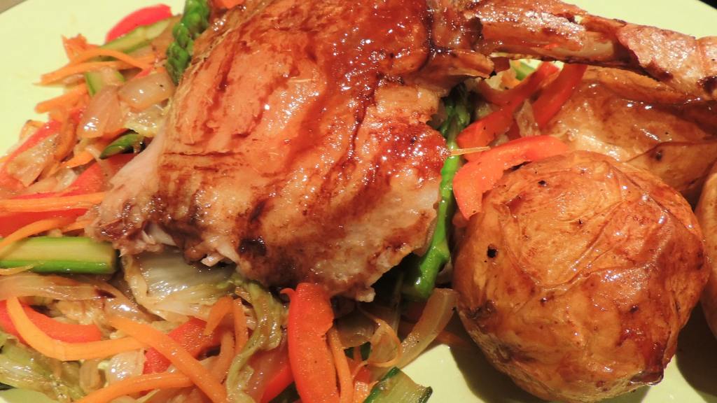Roast Duck With Balsamic Vinegar & Honey Glaze Recipe - Food.com