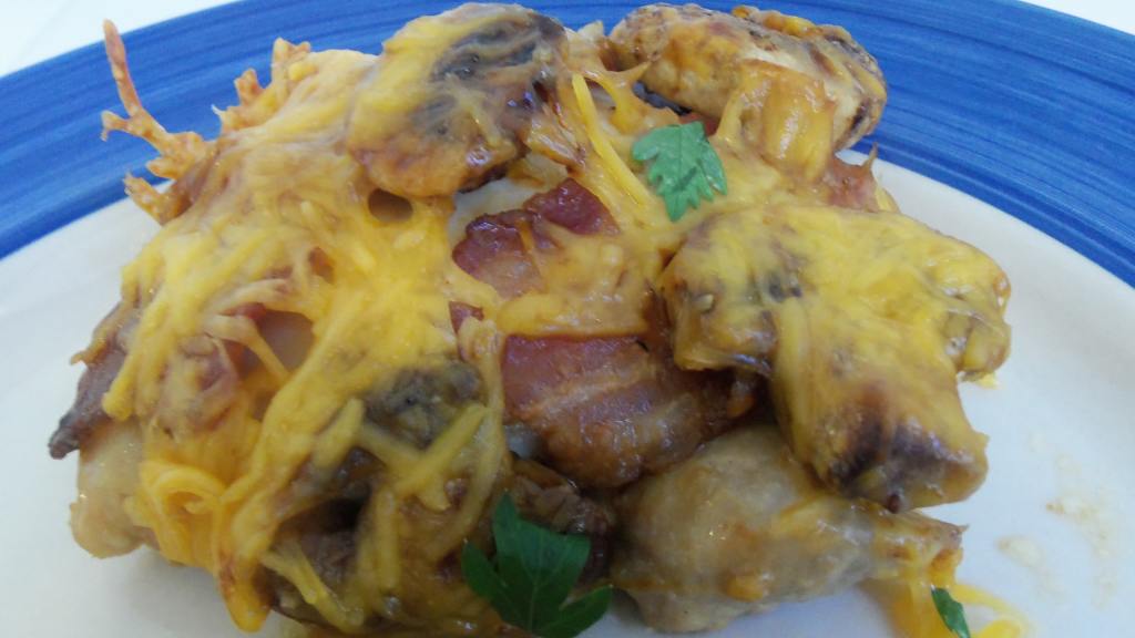 Honey Mustard Chicken With Bacon and Mushrooms Recipe