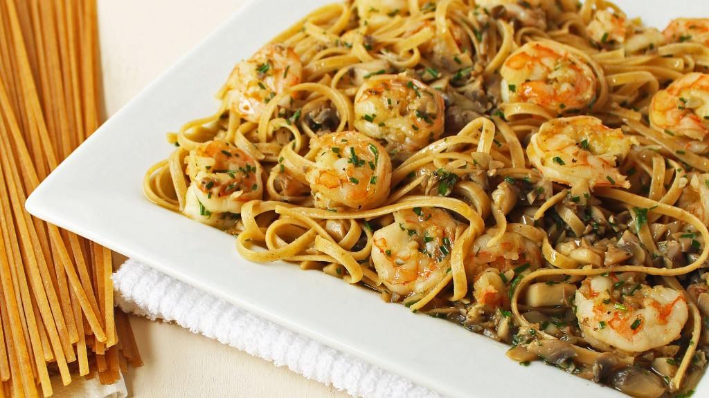 Sautéed Shrimp and Mushroom Pasta Recipe - Food.com