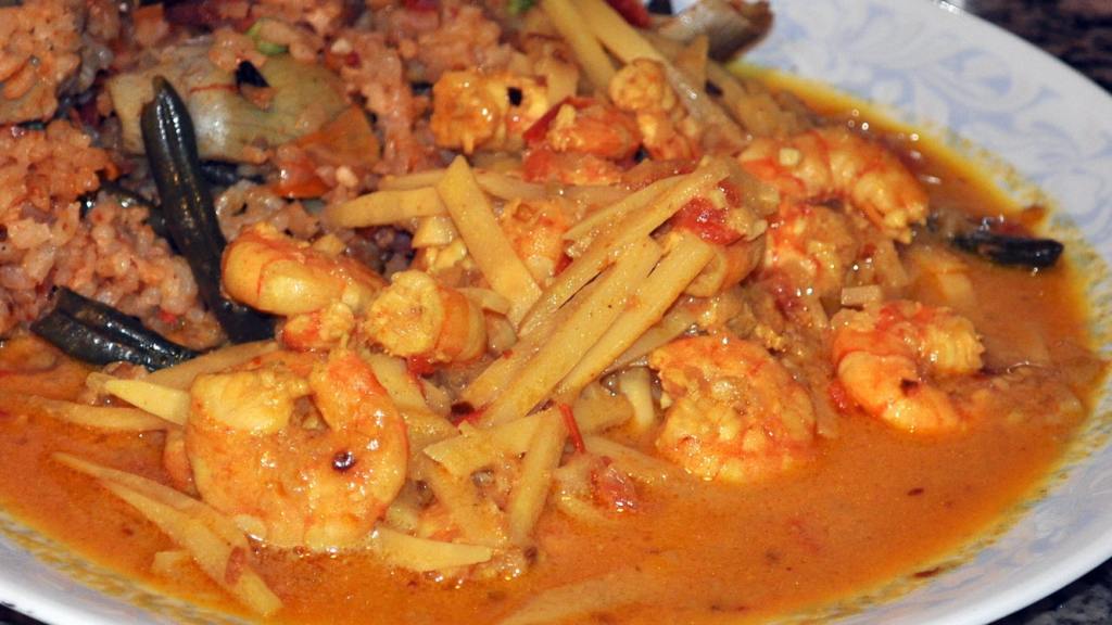 Shrimp and Bamboo Shoot Curry Recipe