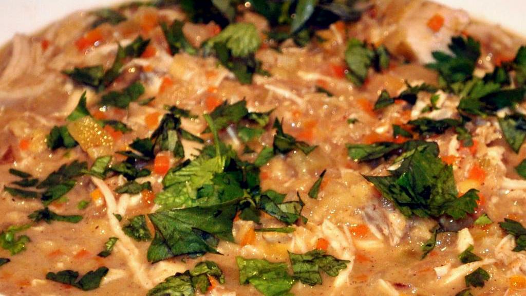 Red Lentil and Chicken Soup Indian Style Recipe