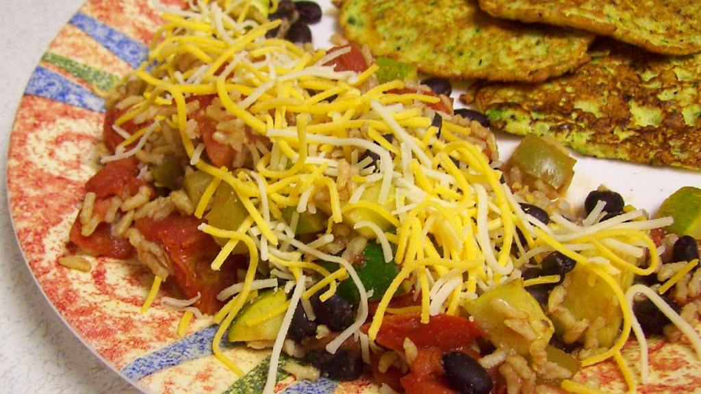 Zucchini, Black Bean, and Rice Skillet Recipe