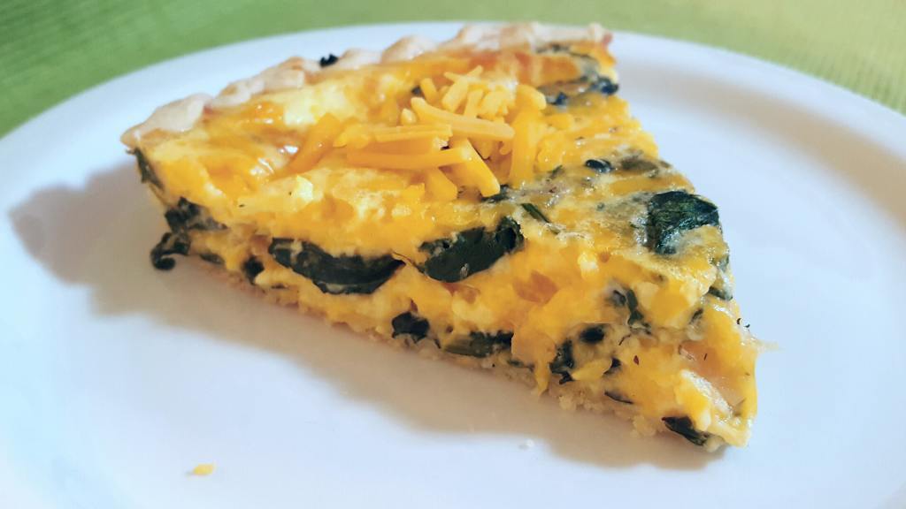 Light and Fluffy Spinach Quiche Recipe