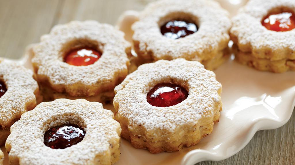 Jam and Hazelnut Cookies Recipe