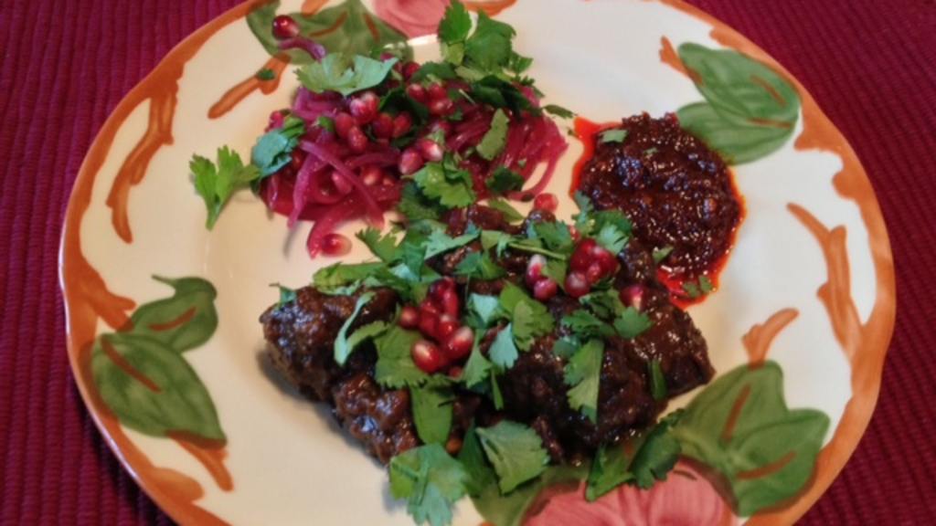 Lamb Tagine With Walnuts and Pomegranate Recipe