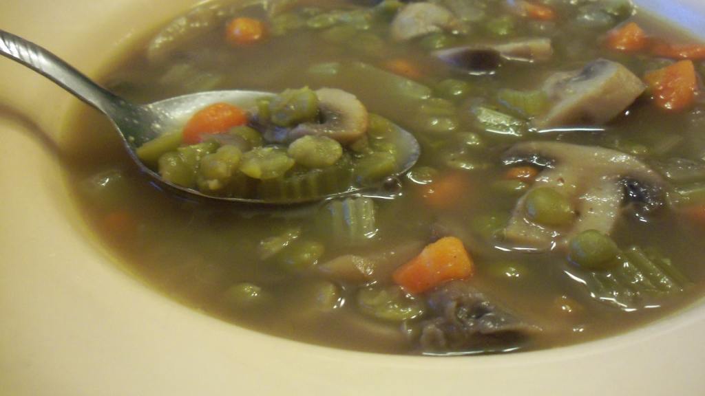 Mushroom and Split Pea Soup created by Parsley