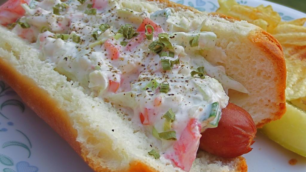 Greek Style Hot Dogs Recipe