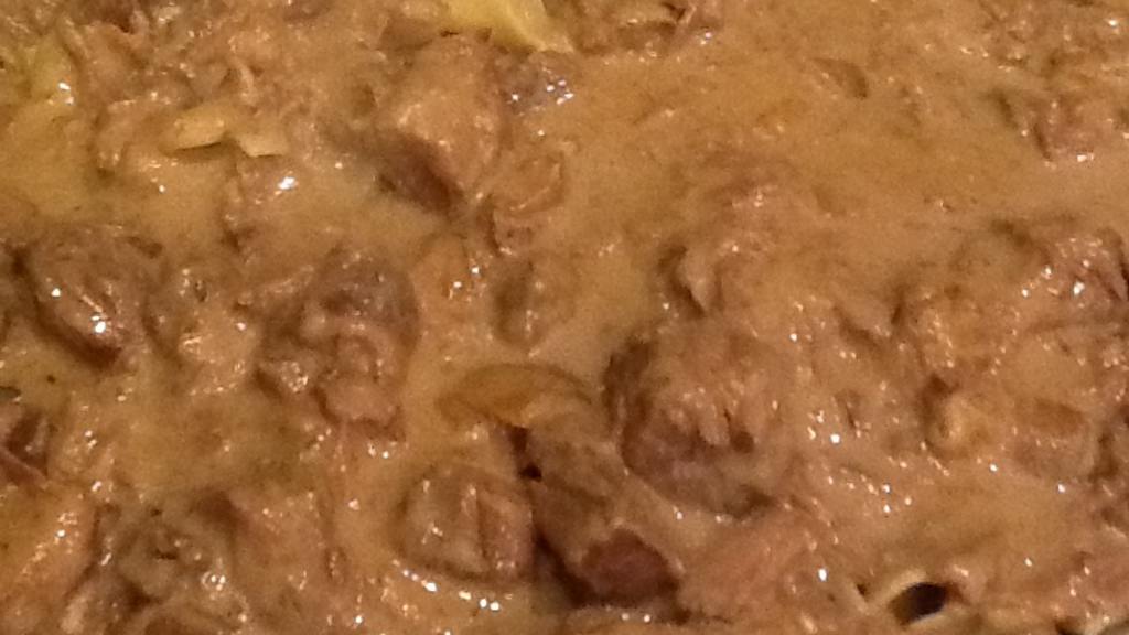 Paula Deen's Slow Cooker Beef Stroganoff Recipe