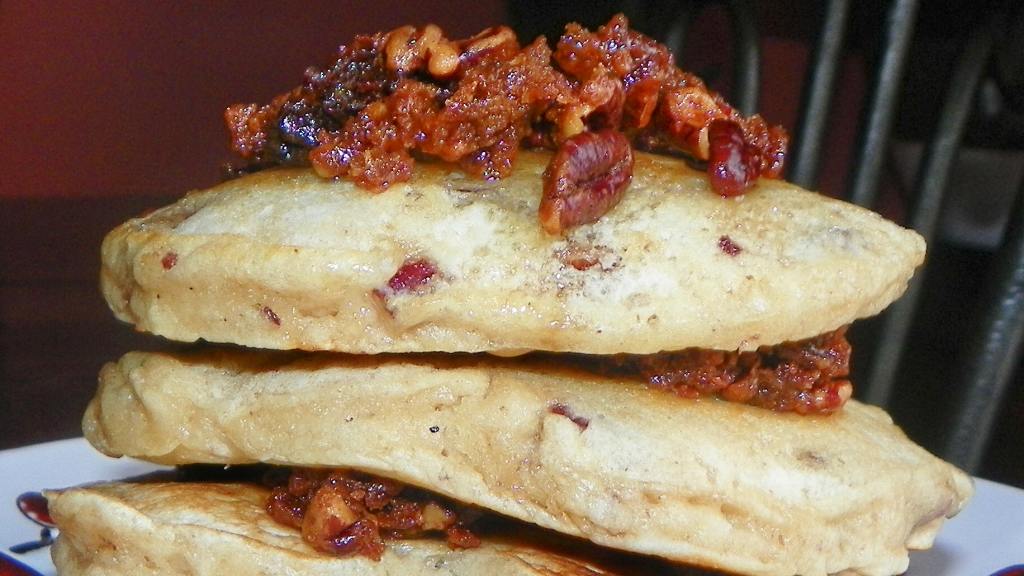 Butter Pecan Crumble Pancakes With Homemade Cinnamon Maple Butte Recipe