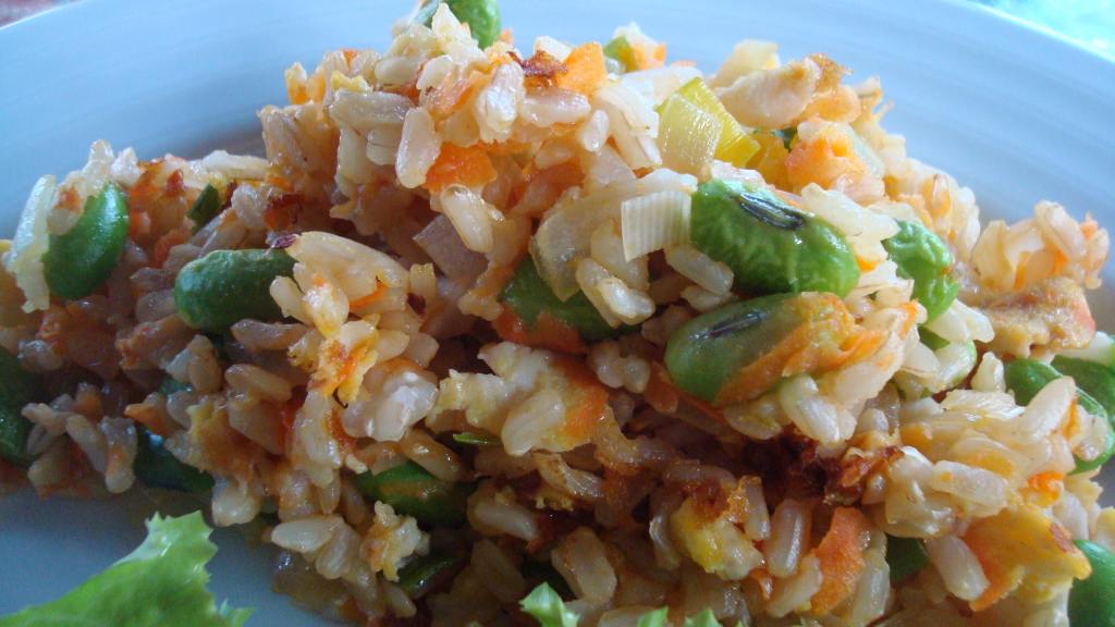 Asian Edamame Fried Rice Recipe - Food.com