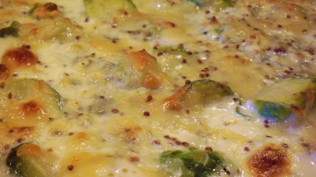 Creamy Brussels Sprouts Gratin With Bleu Cheese Recipe